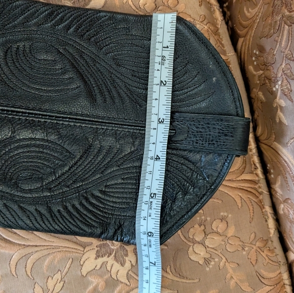 Black Leather Cowboy Boots - Picture 10 of 11